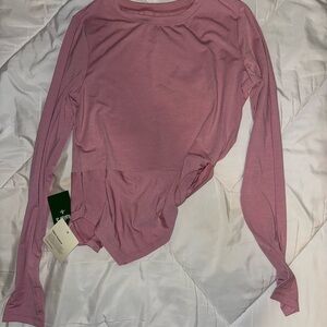 HALARA Dusty Rose Long Sleeve Top